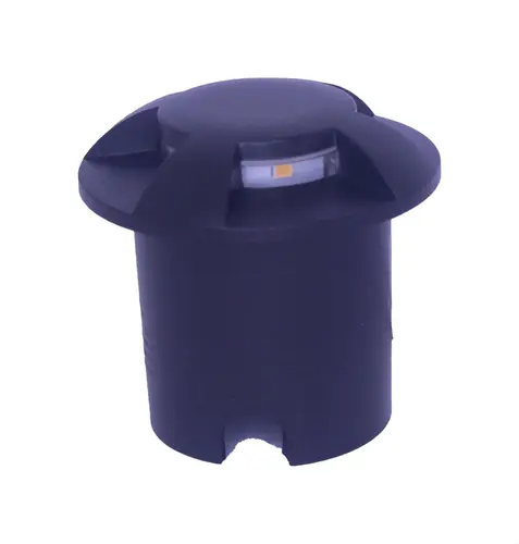 Embutido de Solo Trevo 4 Fachos 1W 3000K Preto Bivolt Gaya