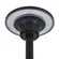 Poste Balizador LED Eclipse Externo 3000K 6W Bivolt 52,5xØ13cm Preto IP65 Gaya