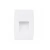 Balizador de Embutir LED Externo 3000K 2W Bivolt 12,3x8,3x3cm Branco Gaya