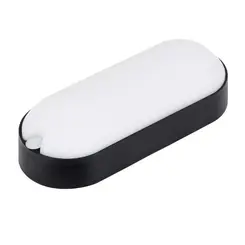 Arandela Tartaruga Led 12W 6500K Preta Bivolt Gaya