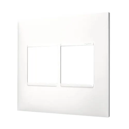 Placa 2+2 Postos 4X4 Branco Pial Plus + Legrand