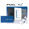 Placa 2+2 Postos 4X4 Branco Pial Plus + Legrand