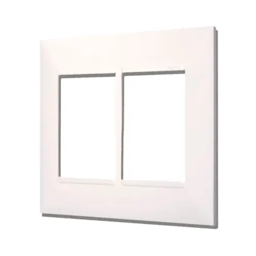 Placa 3+3 Postos 4X4 Branco Pial Plus + Legrand