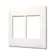 Placa 3+3 Postos 4X4 Branco Pial Plus + Legrand