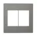 Placa 6 Postos 4x4 Magnesium Arteor 571498b Legrand