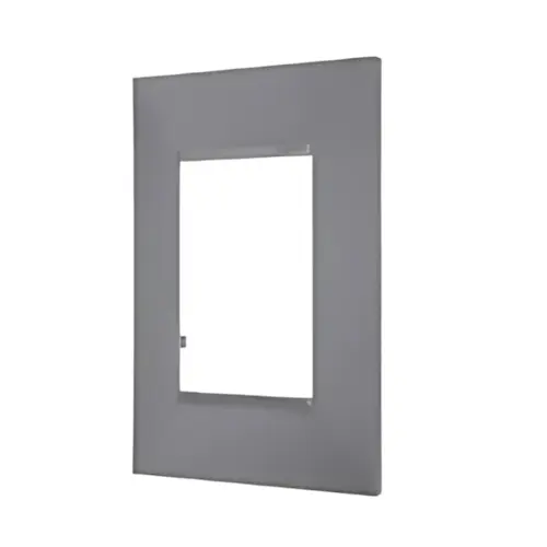 Placa 3 Postos 4X2 Cinza Pial Plus + Legrand
