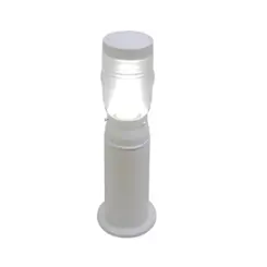 Balizador 149 E27 100x10x14cm Difusor Vidro Transparente Femarte