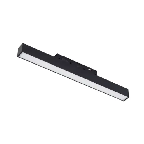 Perfil de Sobrepor LED Mag 4000K 12W 48V 30x4,3x2,2cm Aluminio Preto Gaya
