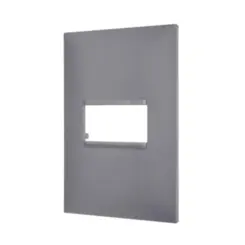 Placa 1 Posto 4X2 Cinza Pial Plus + Legrand