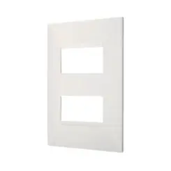 Placa 2 Postos Separados 4X2 Branca Pial Plus + Legrand