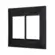 Placa 3+3 Postos 4X4 Preto Pial Plus + Legrand