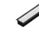 Perfil Embutir Pmma Alto Trafego Piso (25 X 18Mm) La-818 15W/M 3.000K 1690Lm Preto Led Art