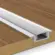 Perfil Embutir Pmma Alto Trafego Piso (25 X 18Mm) La-818 15W/M 3.000K 1690Lm Preto Led Art