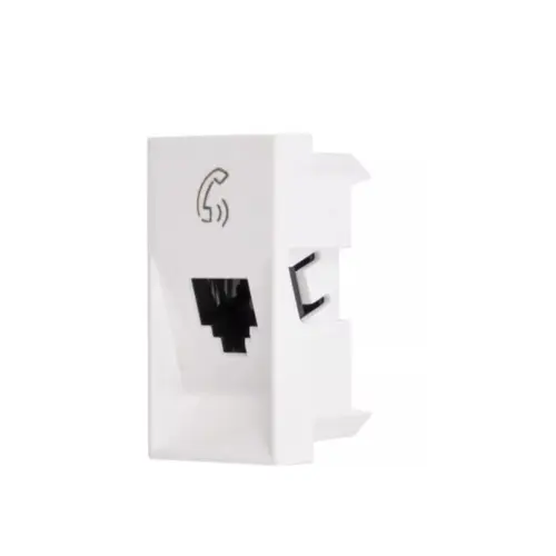 Modulo Tomada RJ11 Telefone Branco Arteor 582542B Legrand