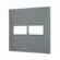 Placa 1+1 Posto 4X4 Cinza Pial Plus + Legrand