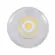 Embutido de Solo Chao Led Cob Redondo Externo 4W 3000K Cromado/Preto Bivolt Gaya