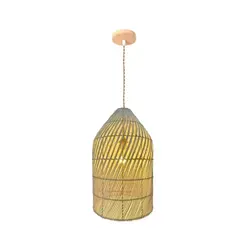 Pendente Gambier Fibra Natural Ratan D30XA50CM 1xE27 GMH