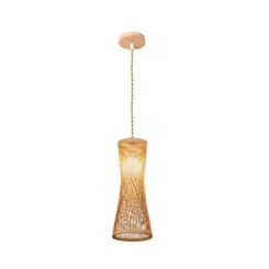 Pendente Nova Guine Bambu 42x17cm Bivolt 1xE27 GMH