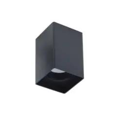 Spot De Sobrepor Loch Ar70 Gu10 Quadrado Preto Nordecor