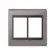 Placa 4X4 6 Posicoes Concept Preto/ Champanhe