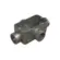 Condulete Aluminio s/Pintura ( X ) 1/2" s/Tampa s/Rosca Wetzel