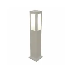 Balizador Fael E27 Branco 30x8x11cm Vidro Jateado Femarte