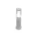 Poste Balizador Saturno 1E27 50x10x14cm Branco Difusor Vidro Transparente Femarte