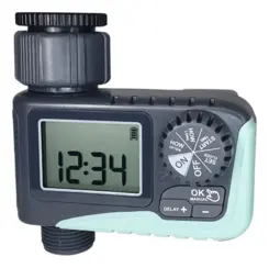 Temporizador Digital de 1 saída TIE11 Timer para Irrigacao Brisa Jardim