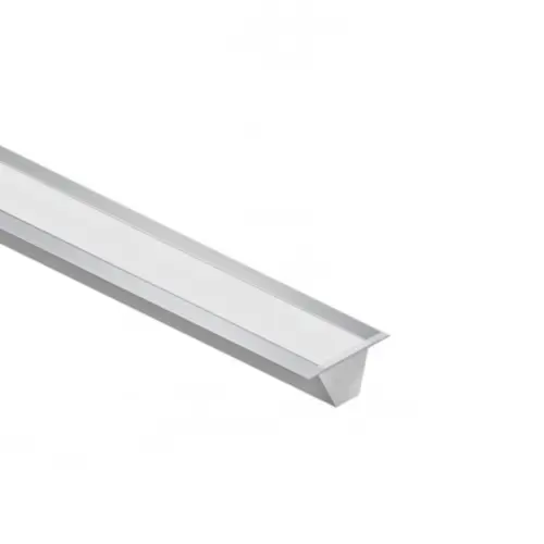 Perfil De Embutir Gesso Grande Branco 19W IP33 12V 2700K 2200mm MisterLed