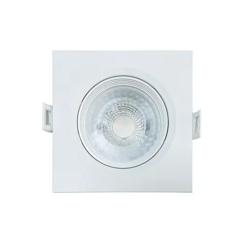 Spot Branco Quadrado Embutir 5W 6500K Cristallux