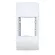 Placa Canaleta Tampa 65mm Modulo 2 Postos DLP Sistema x Legrand