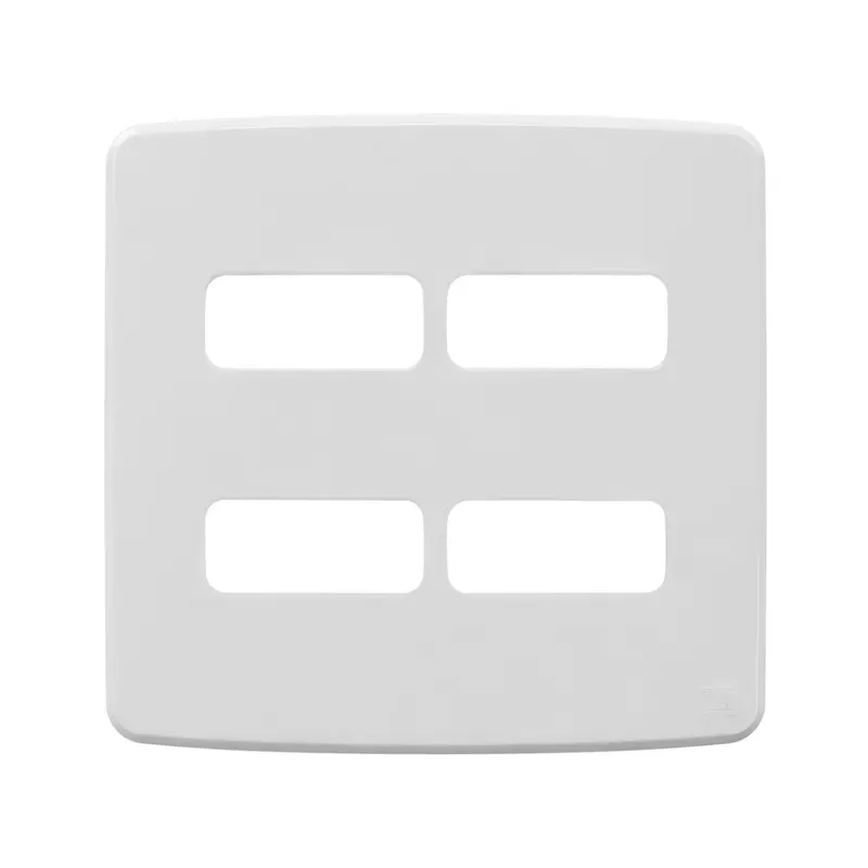 Placa 4X4 4 Pos Compose Branco Weg