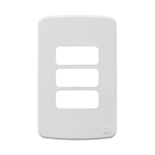 Placa 4X2 3 Pos Compose Branco Weg