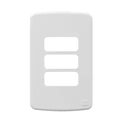 Placa 4X2 3 Pos Compose Branco Weg