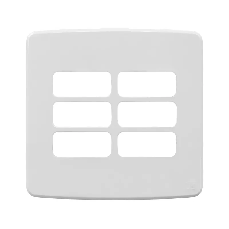 Placa 4X4 6 Pos Compose Branco Weg