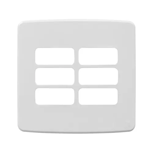 Placa 4X4 6 Pos Compose Branco Weg