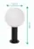 Luminaria Oasis 36cm 6W 3000K 600LM Bivolt Gaya