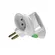 Adaptador Pino 3 Tomadas 2P+T 10A Branco
