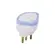 Adaptador Pino Chato 2P+T 10A 250V Branco
