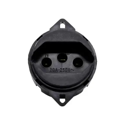 Tomada Klin Red Piso 2P+T 20A / 250V Preto Weg