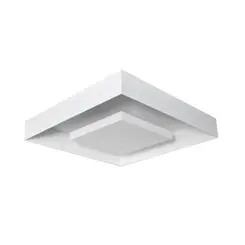 Plafon Rebatedor Sobrepor Quadrado 4xE27 Branco Ancora