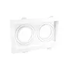 Embutido Multi Dupla Face Recuada 2X MR11 GU10 70x125x35mm Branco Save Energy