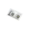 Embutido Multi Dupla Face Recuada 2X MR11 GU10 70x125x35mm Branco Save Energy