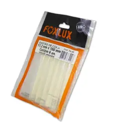 Bastao de Cola Quente 7,2x100mm com 12 Pecas Foxlux