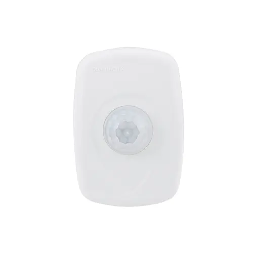 Sensor De Presenca Sobrepor 180°  C/ Fotocelula Branco Qualitronix