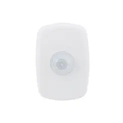 Sensor De Presenca Sobrepor 180°  C/ Fotocelula Branco Qualitronix