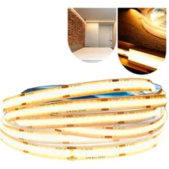 Fita Cob Pro 10W 3000K 1000 Lumens 12V Rolo 5M IP65 Gaya