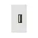 Modulo Tomada USB 2.1 Bivolt Branco Ilus Soprano