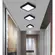 Plafon Led Sobrepor quadrado 24W 3000k 1800LM Preto Lumanti