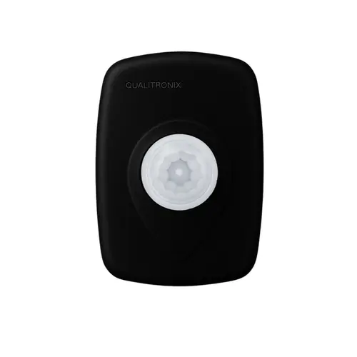 Sensor de Presenca Interno 180° 6 Funçoes C/ Fotocelula Preto Qualitronix
